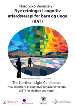 Nordlyskonferansen 2017 - Norsk Forening for Kognitiv Terapi