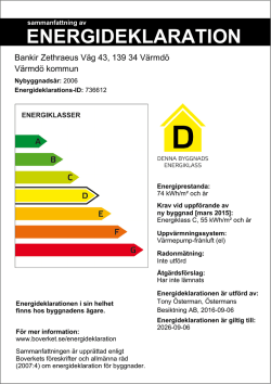 Energideklaration-Bankir Zethraeus Väg 43