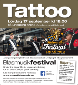 Tattoo - Svensk Blåsmusik