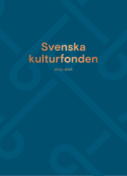 4 - Svenska kulturfonden
