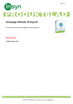 Omnipage Ultimate 19 Eng CD