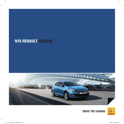Broschyrer och prislistor | Bilar | Renault Sverige