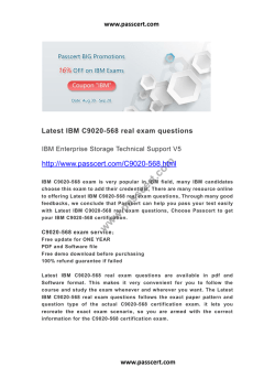 IBM C9020-568 real exam questions