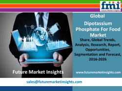 Dipotassium Phosphate For Food Market
