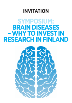 brain diseases – why to invest in research in finland
