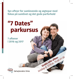 “7 Dates” parkursus - Søhøjlandets Kirke