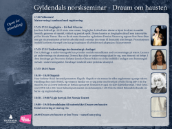 Gyldendals norskseminar - Draum om hausten