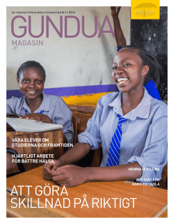 Läs här - Gundua Foundation