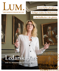 LUM 5 – 2016 - Lunds universitet
