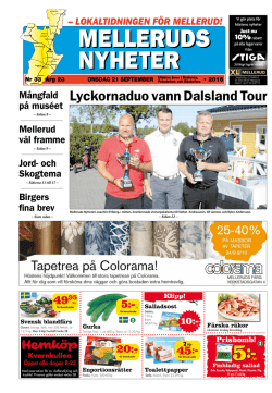 st - Melleruds Nyheter