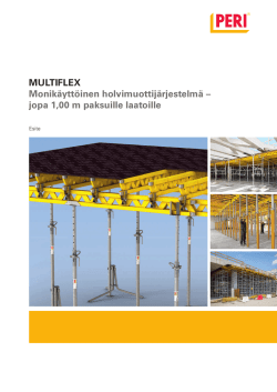 MULTIFLEX-esite - PERI Suomi Ltd Oy
