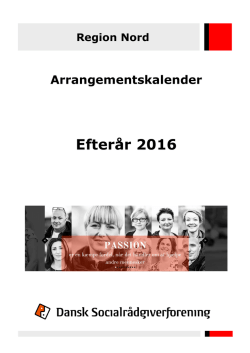 Efterår 2016 - Dansk Socialrådgiverforening