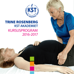 Kursusprogram 2016-2017 - KST