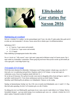 Se PDF her. - Holmsland Klit Golfklub