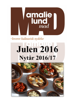 Nytår 2016/17 - Amalielund Mad