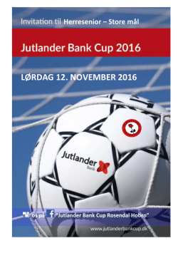 Herresenior - Jutlander Bank Cup