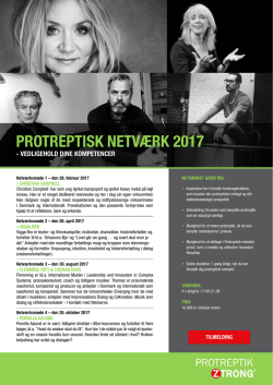 protreptisk netværk 2017