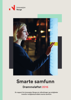 Smarte samfunn - Innovasjon Norge