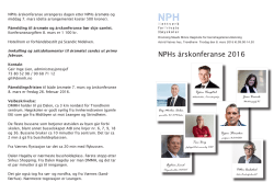 Invitasjon og saksdokumenter - Nettverk for private høyskoler (NPH)