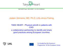 Hjerterehabilitering i Norge og Europa. Hva er beste praksis?