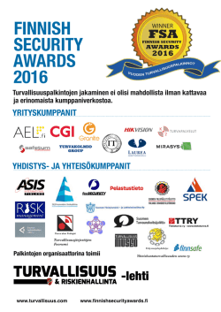 täältä. - Finnish Security Awards