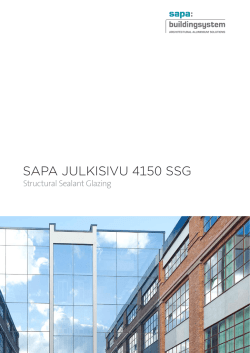 SAPA JULKISIVU 4150 SSG
