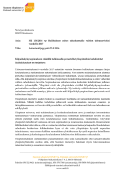 Lataa PDF - Suomen yliopistot UNIFI ry