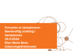Plenum 3_Udir_Bech 16.09.16 pdf