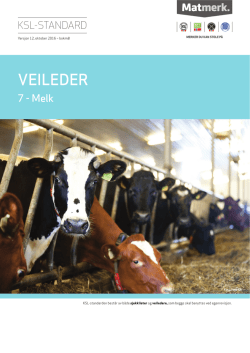 Veileder 7 Melk