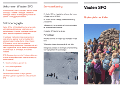 Info Hefte Vaulen SFO