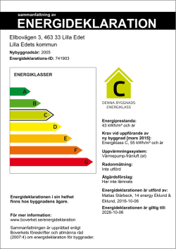 Ellbovägen 3-energideklaration