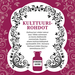 Kulttuurirohdot - Kuopion kaupunki