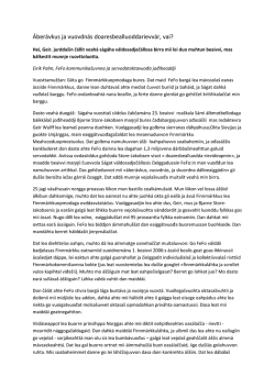Áberávkus ja vuovdnás doaresbealluoddarievvár, vai?