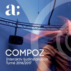 Compoz programblad  - COMPOZ – Det ljudande rummet