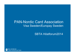 PAN-Nordic Card Association