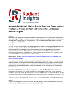 Malaysia Debit Cards Market Size, Share, Key Trends, Emerging Opportunities, Strategies, Outlook and Competitive Landscape