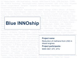 Project update at Blue INNOship seminar