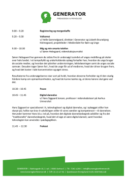 Se programmet her - Kurserogkonferencer.dk