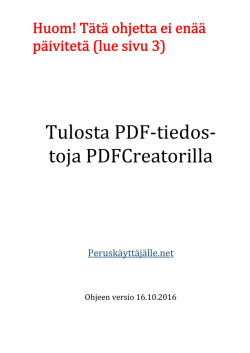 Lataa ohje PDFCreator_2016_10_16 (PDF