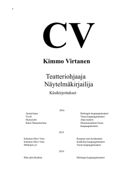 CV 2016 - Kimmo Virtanen