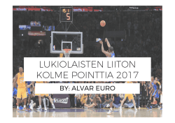 Alvar Euro - Suomen Lukiolaisten Liitto