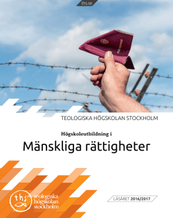 Ladda ner folder - Teologiska högskolan Stockholm