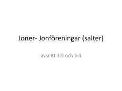 Joner- Jonföreningar (salter)