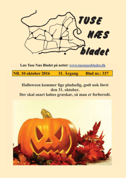 Oktober 2016 - Tuse Næs Bladet