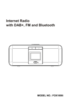 Internet Radio with DAB+, FM and Bluetooth