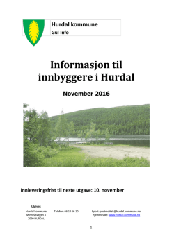 Gul Info november 2016