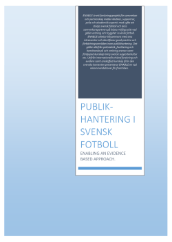 publik-hantering i svensk fotboll