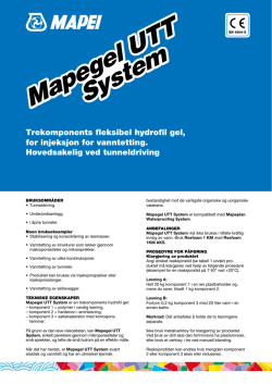 Mapegel UTT System Mapegel UTT System