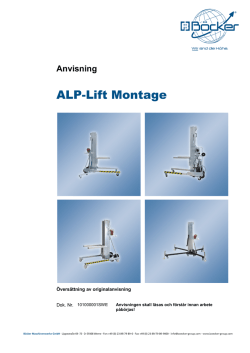 ALP-Lift Montage