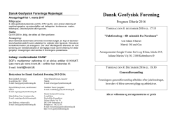 dgf-program-efterar-2016 - Dansk Geofysisk Forening